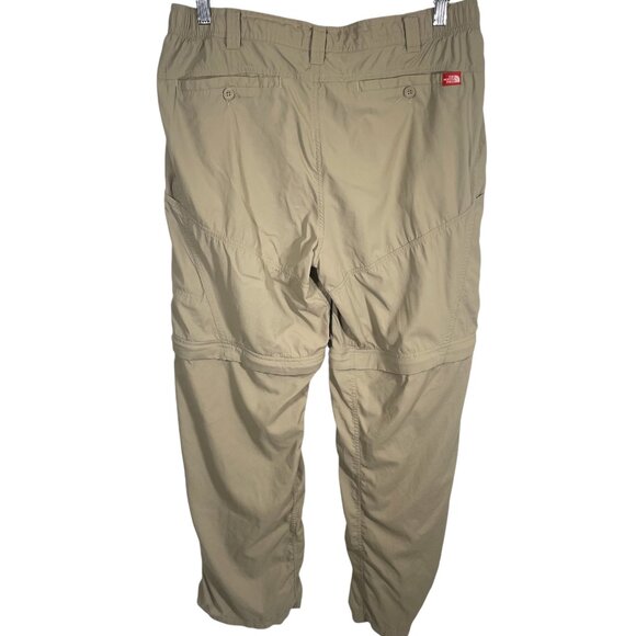 The North Face Convertible Pants Mens Large Horizon II Shorts Hike Beige AT9M - Picture 11 of 11